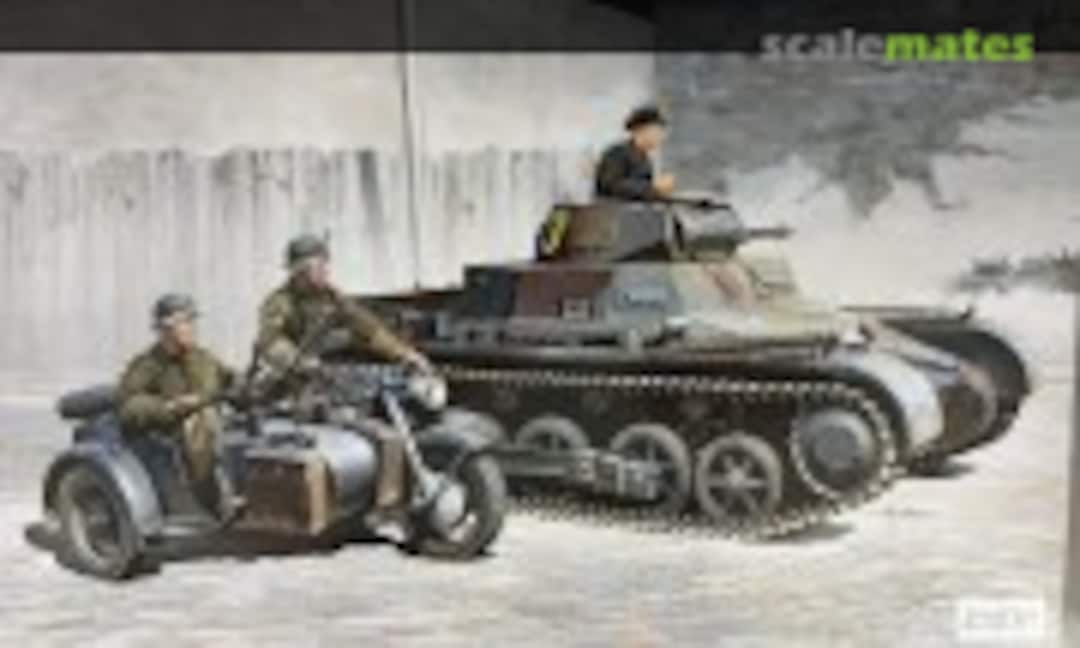 1:35 Panzer I Ausf. B &amp; Motorcycle (Academy 13556)