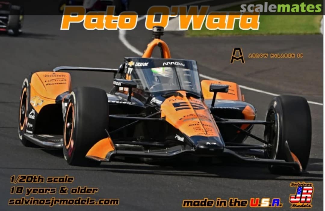 Boxart Pato O'Ward 2024 IndyCar IAM2024POI Salvinos JR Models