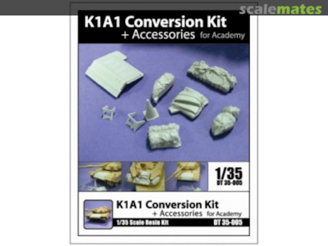 Boxart K1A1 Conversion Kit & Accessories DT35-005 Division Miniature