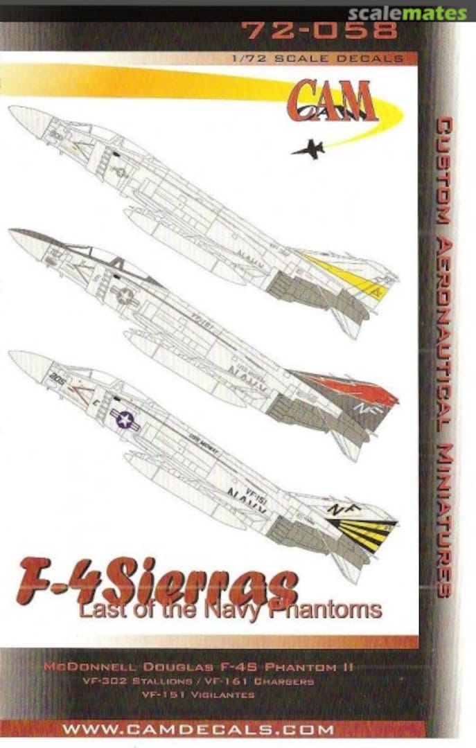 Boxart F-4Sierras 72-058 CAM