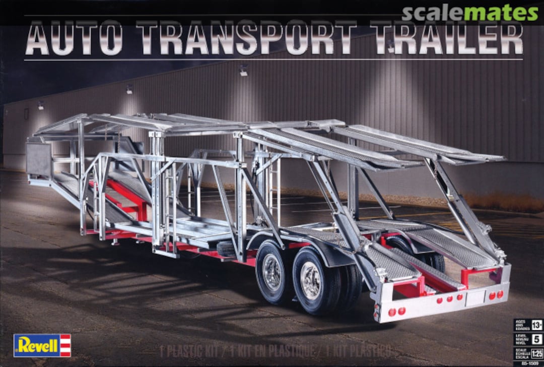 Boxart Auto Transport Trailer 85-1509 Revell