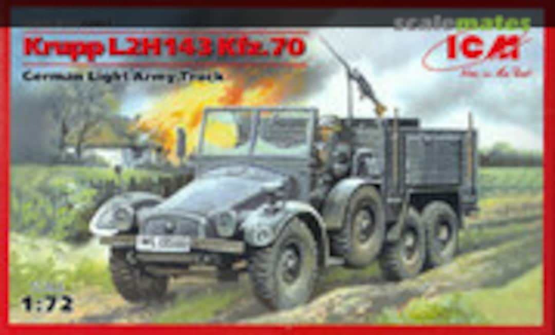 1:72 Kfz. 70 Mannschaftskraftwagen Krupp L2H143 (ICM 72451)