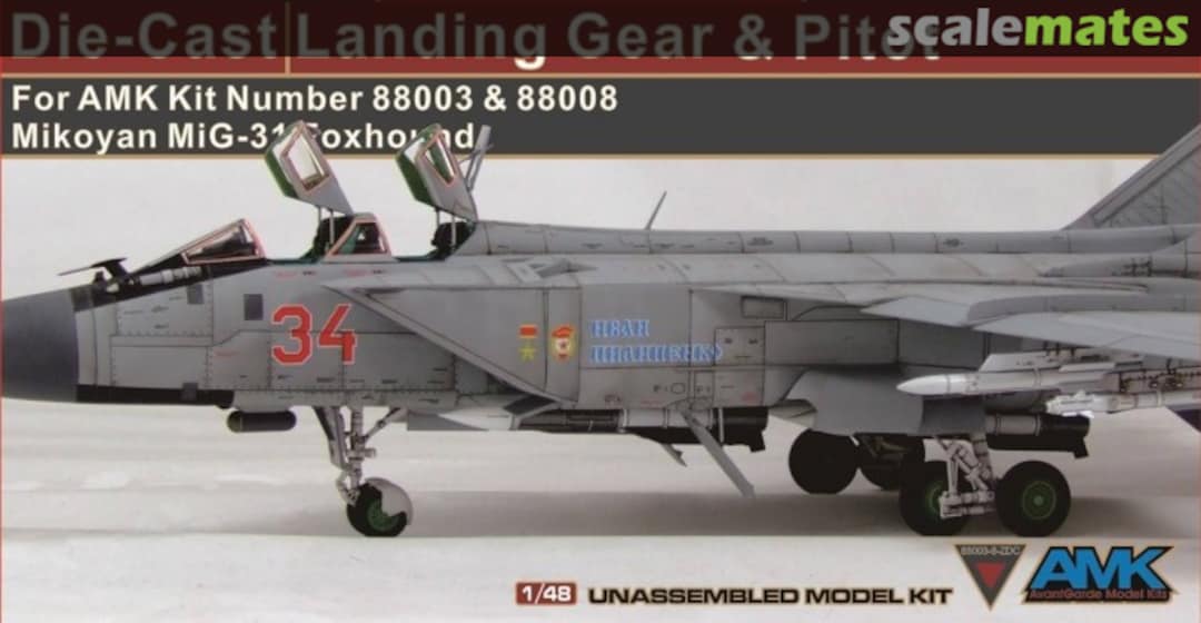 Boxart Die-Cast/ Landing Gear & Pitot 88003-8-ZDC AvantGarde Model Kits