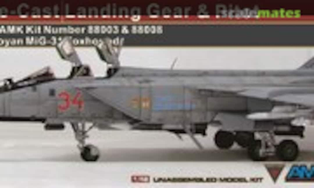 1:48 Die-Cast/ Landing Gear &amp; Pitot (AvantGarde Model Kits 88003-8-ZDC)