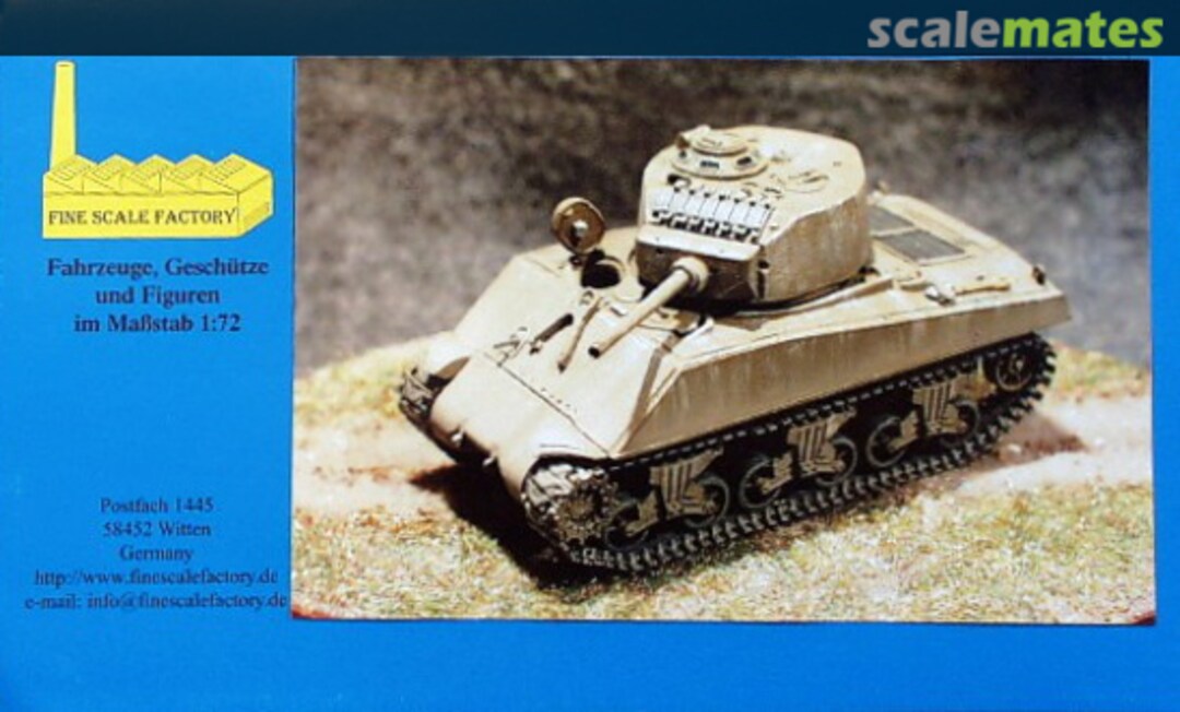 Boxart Sherman M4A3E2 Jumbo  Fine Scale Factory