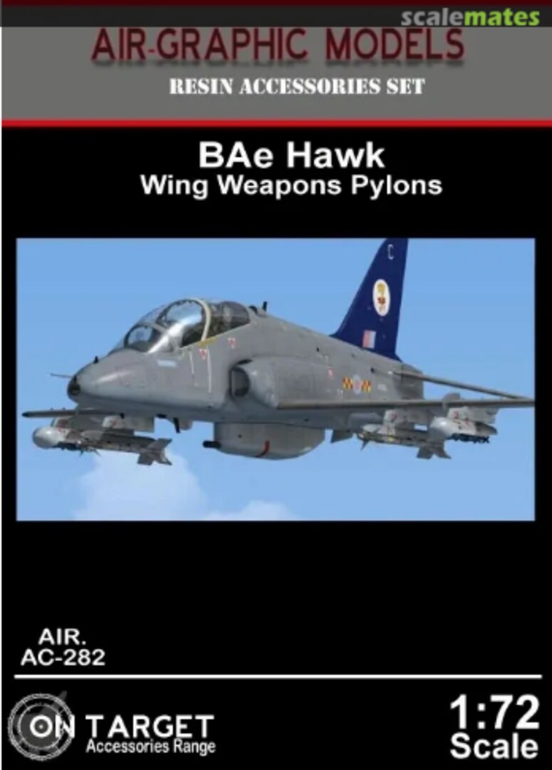 Boxart BAe Hawk wing pylon set AC-282 Air-Graphic Models