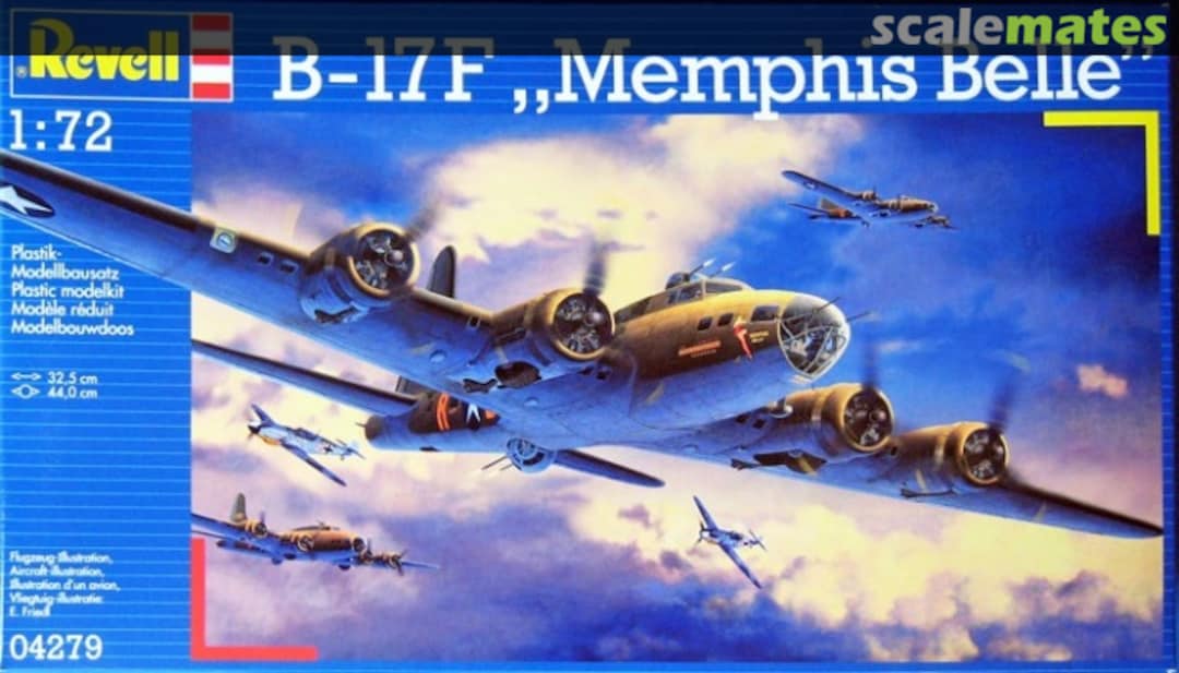 Boxart B-17F "Memphis Belle" 04279 Revell