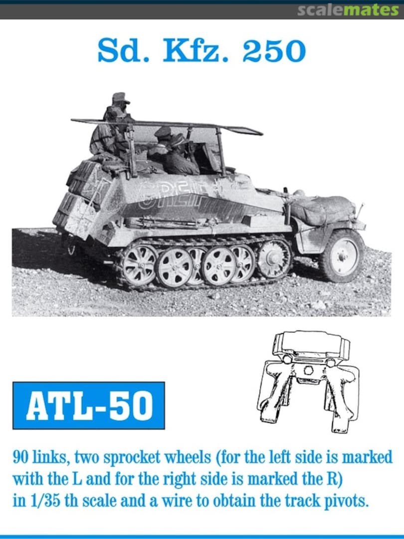 Boxart Sd. Kfz. 250 ATL-50 Friulmodel