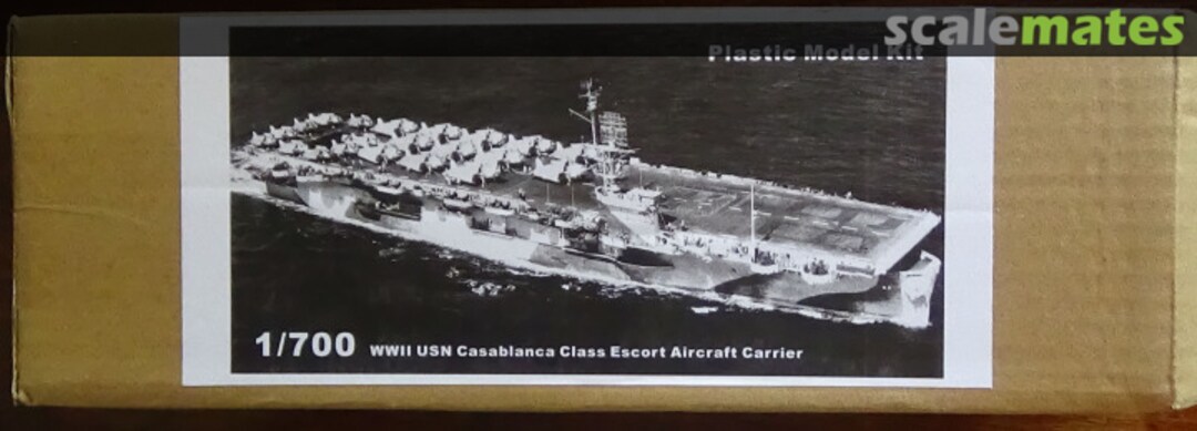 Boxart WWII USN Casablanca Class Escort Aircraft Carrier PS_CASA S-Model (China)