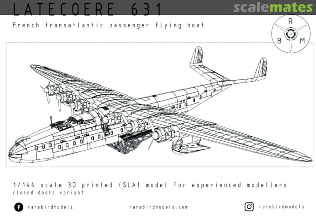 Boxart Latecoere 631 LATE631 RareBirdModels