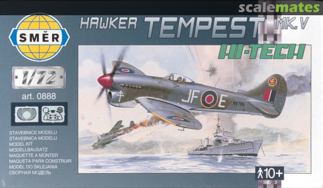 Boxart Hawker Tempest Mk.V 0888 Směr