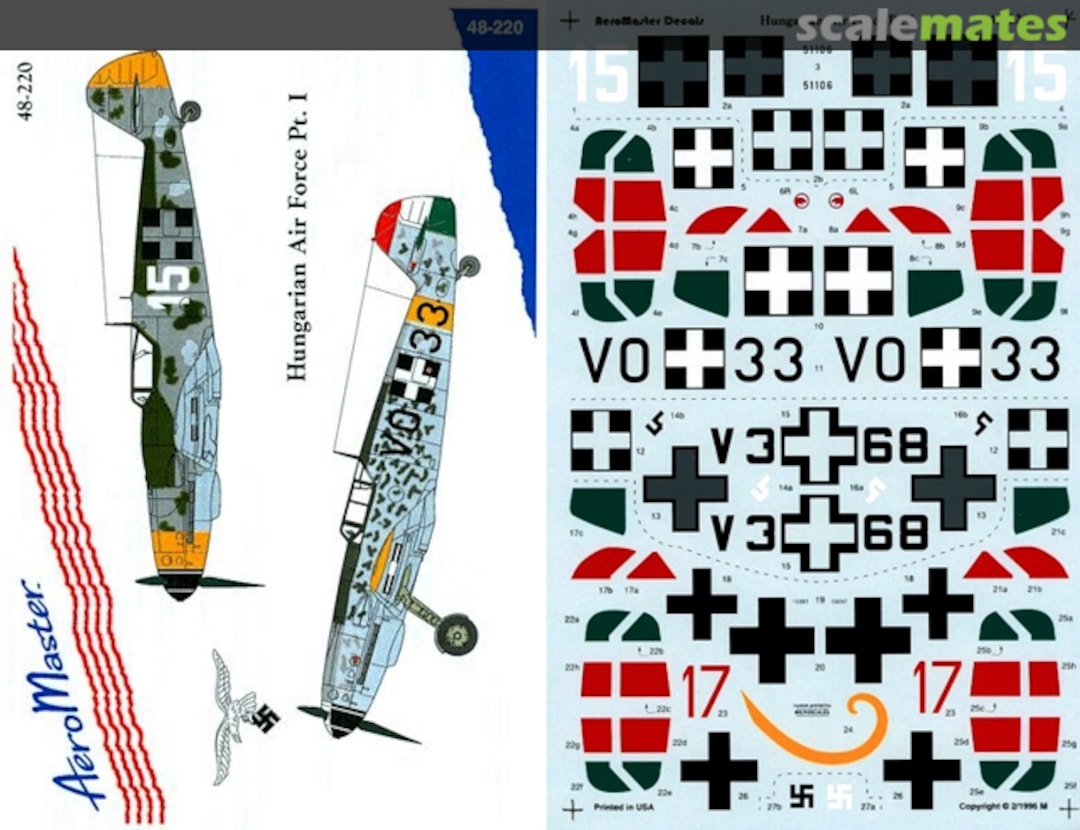 Boxart Hungarian Air Force Pt. I 48-220 AeroMaster