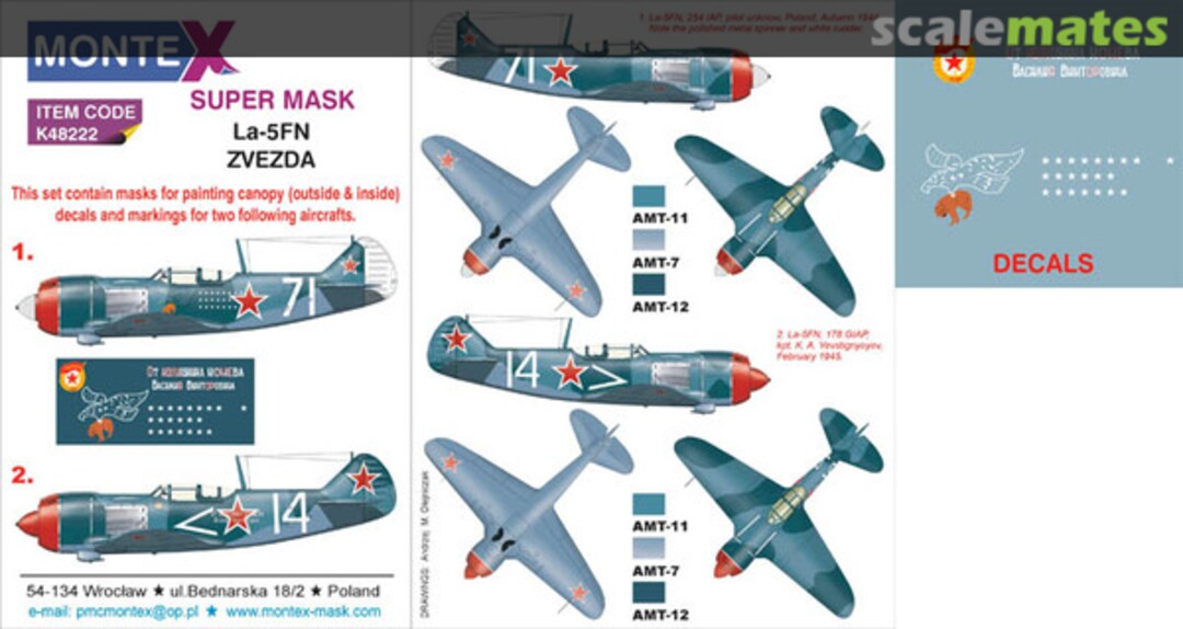 Boxart Lavochkin La-5FN K48222 Montex