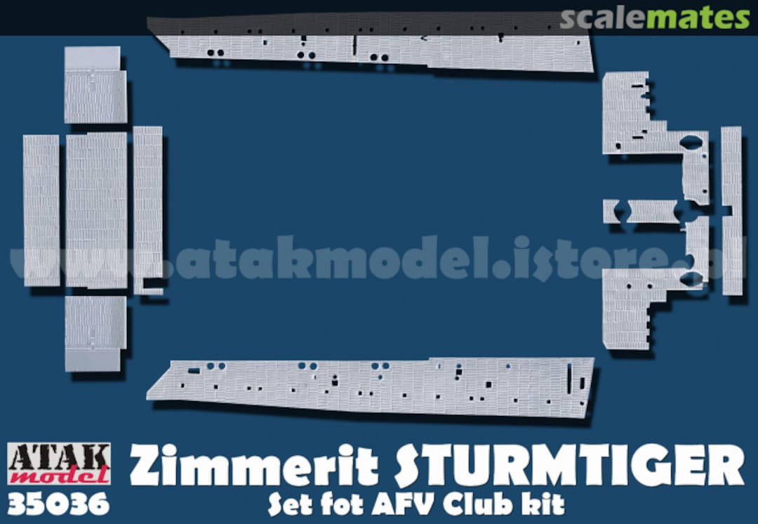 Boxart Sturmtiger - Zimmerit 35036 Atak Model