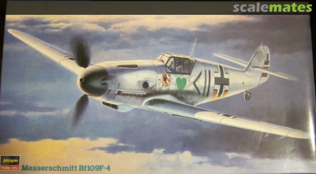 Boxart Messerschmitt Bf109F-4 09127 Hasegawa