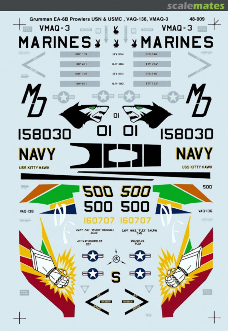 Boxart EA-6B Prowlers 48-0909 SuperScale International