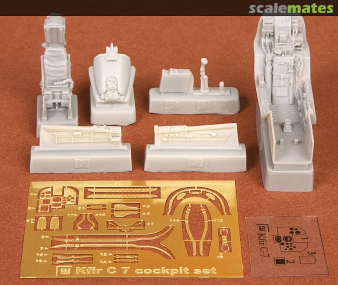 Boxart IAI Kfir C7 cockpit set with MB Mk.10 ejection seat 48044 SBS Model