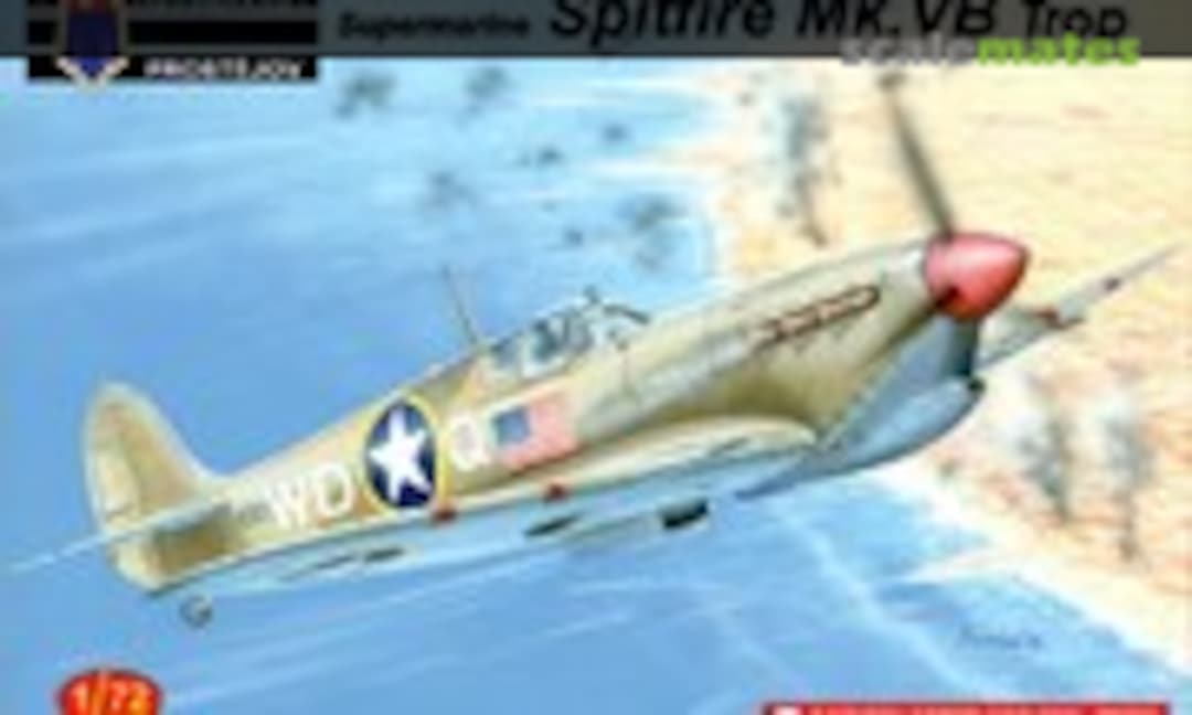 1:72 Supermarine Spitfire Mk.Vb Trop (Kovozávody Prostějov KPM0066)