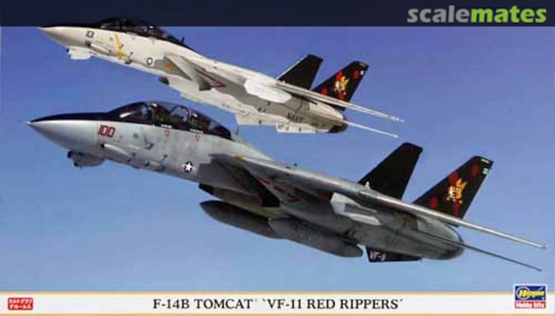 Boxart F-14B Tomcat `VF-11 Red Rippers´ 00808 Hasegawa