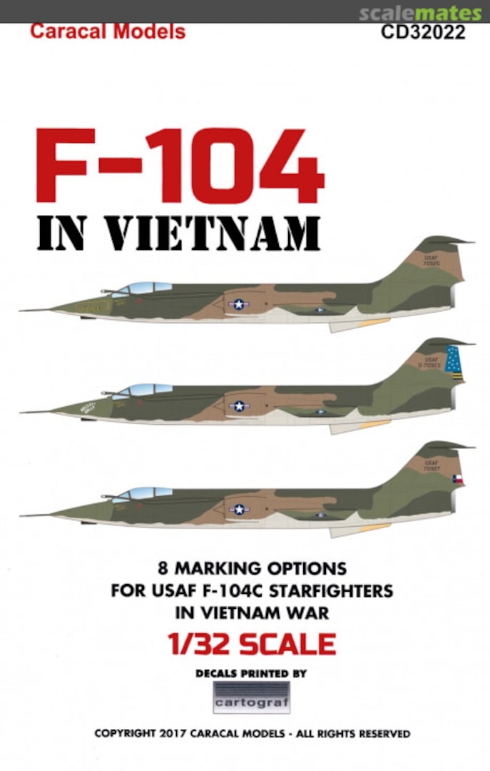 Boxart F-104 CD32022 Caracal Models