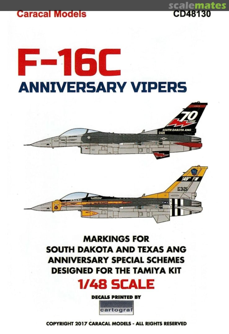 Boxart F-16C CD48130 Caracal Models