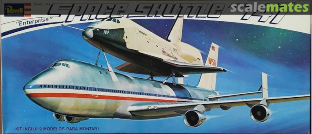 Boxart Space Shuttle and 747 H-177 Revell/Kikoler