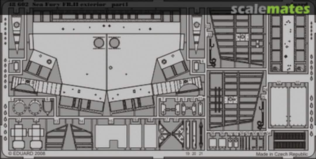 Boxart Sea Fury FB.II exterior 48602 Eduard