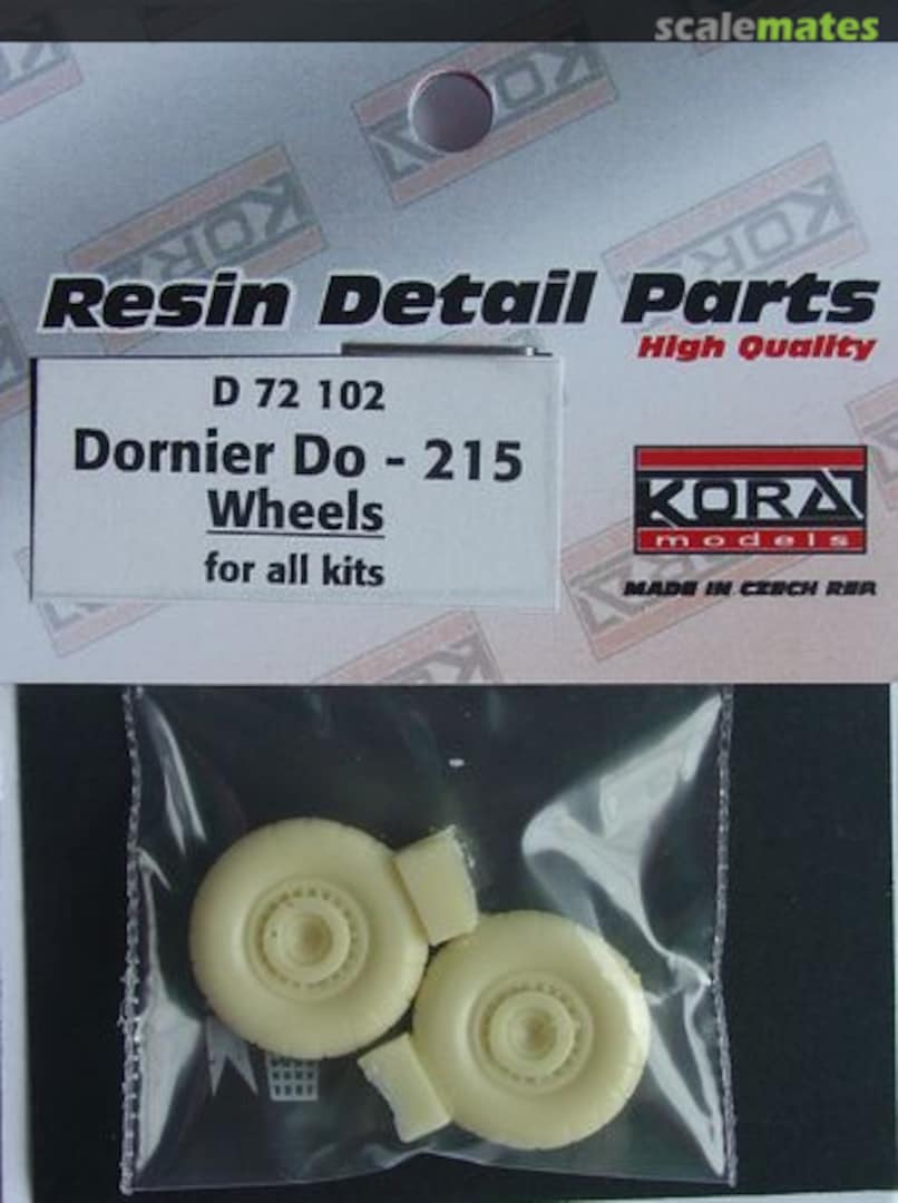 Boxart Dornier Do-215 Wheels D 72 102 Kora Models