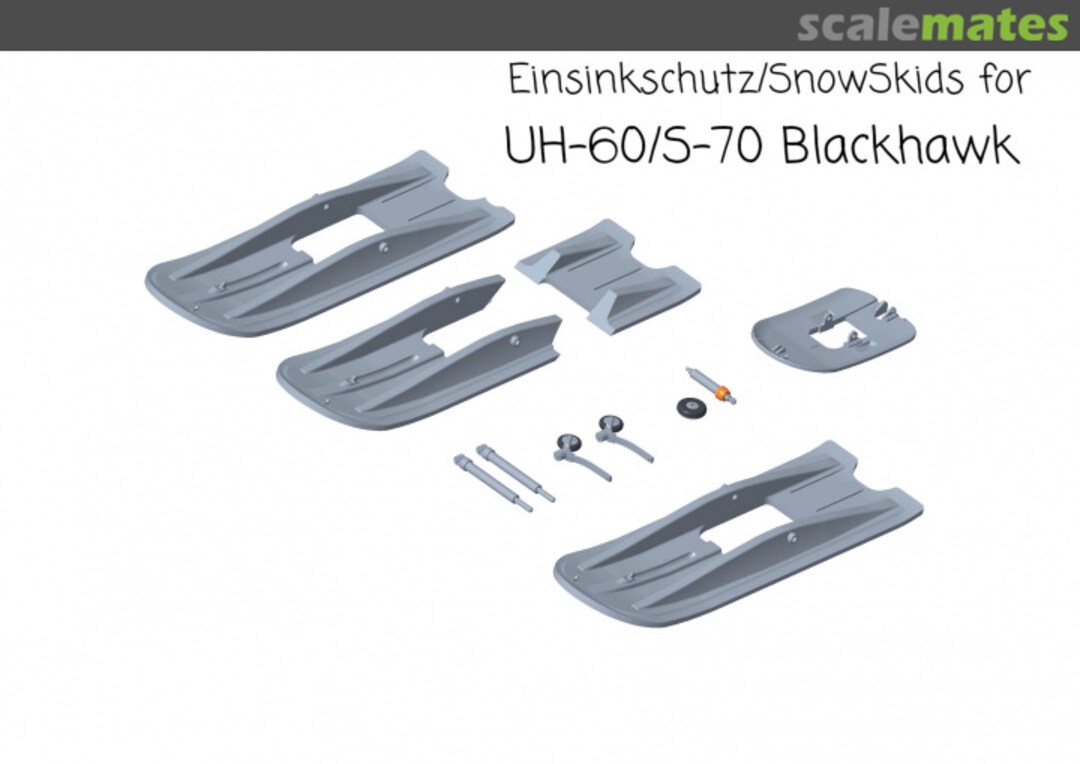 Boxart S-70 Blackhawk Einsinkschutz/Schneebretter HT48006 Brent-Air-Decals