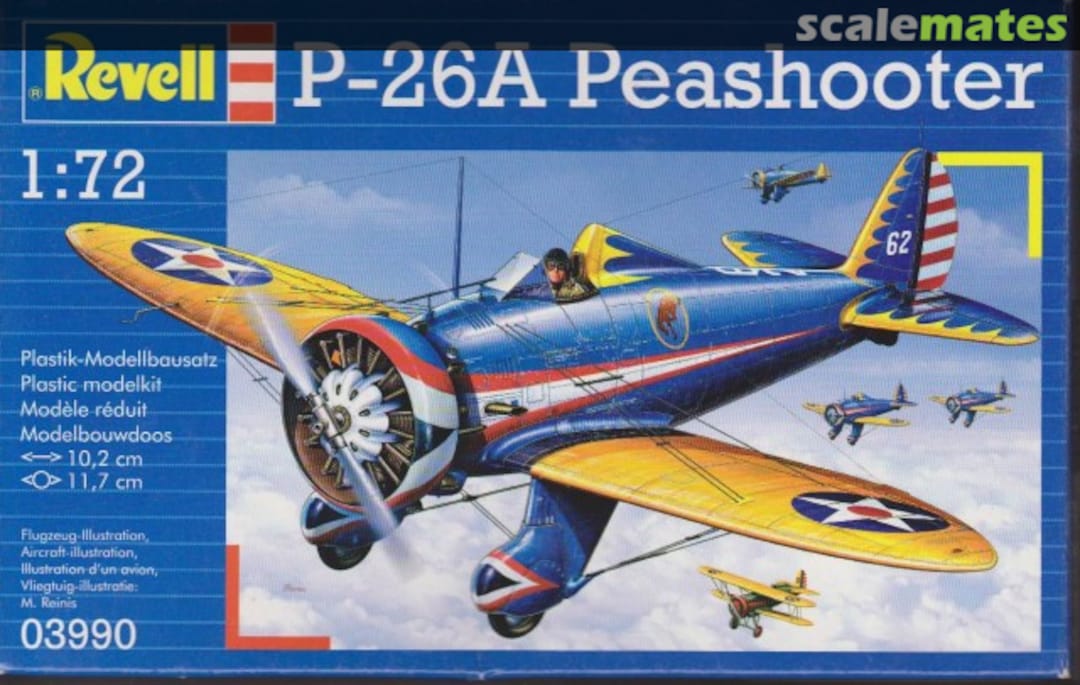 Boxart P-26A Peashooter 03990 Revell