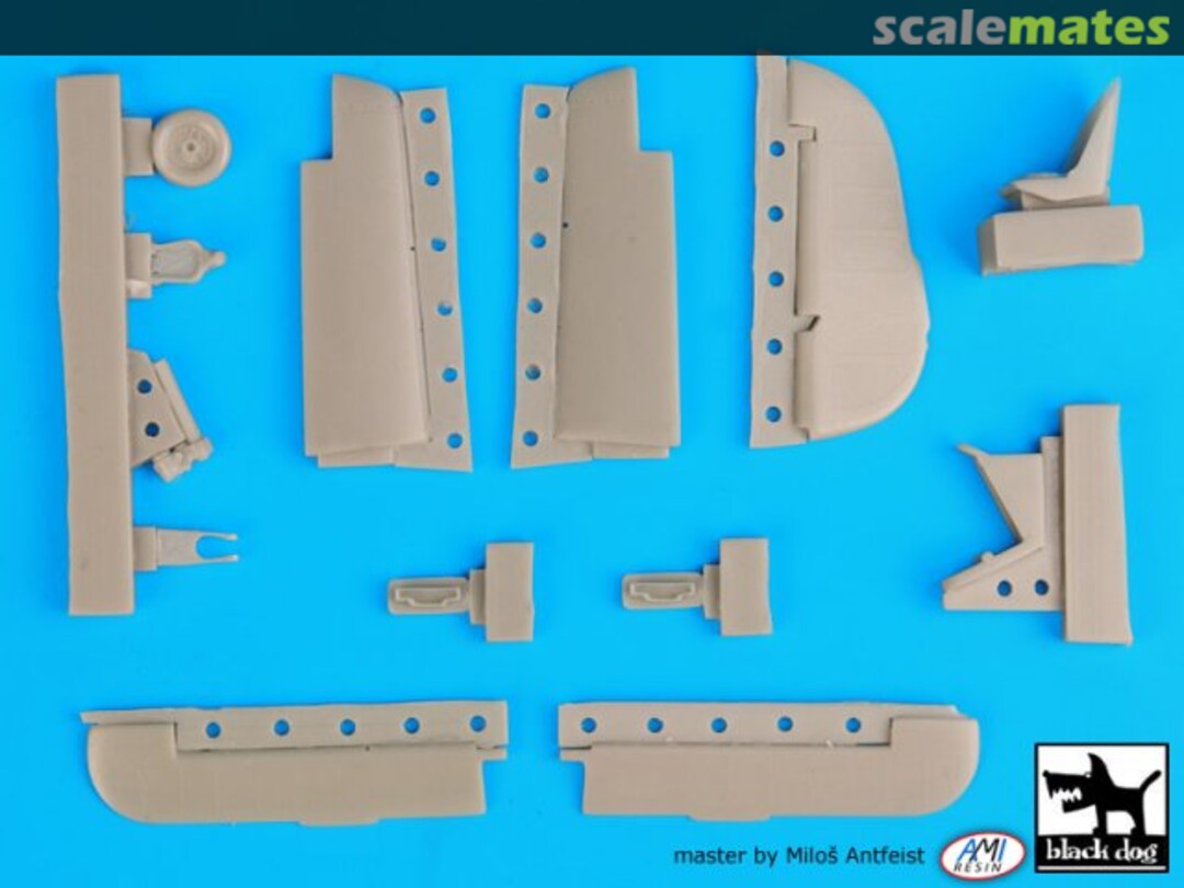 Boxart FW-190 A8 detail set A48009 Black Dog