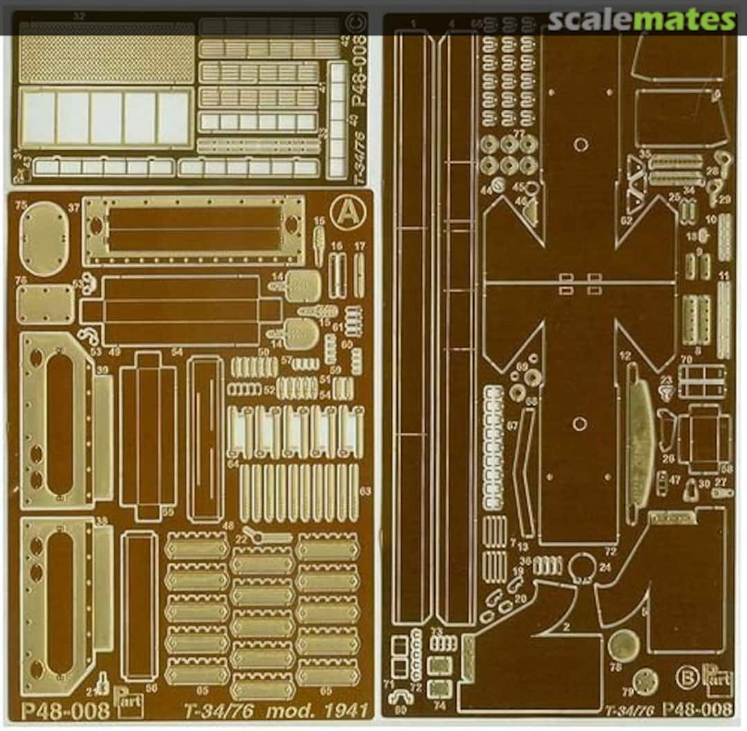 Boxart T-34/76 mod. 1941 P48-008 Part