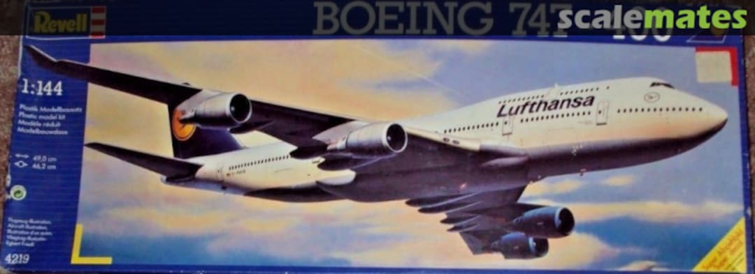 Boxart Boeing 747-400 4219 Revell