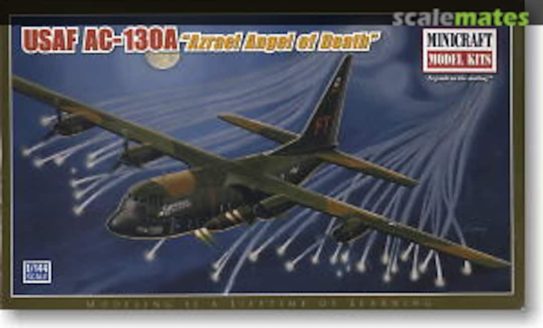 Boxart USAF AC-130A `Azrael Angel of Death` 14593 Minicraft Model Kits