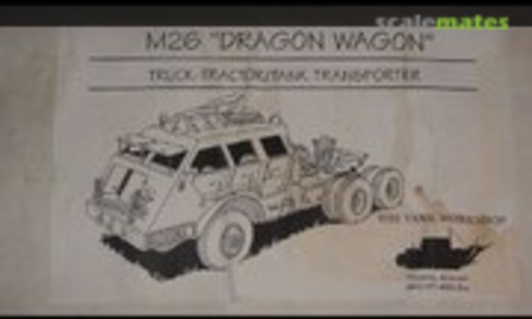 1:35 M-26 Dragon Wagon armored cab truck (Tank Workshop m)