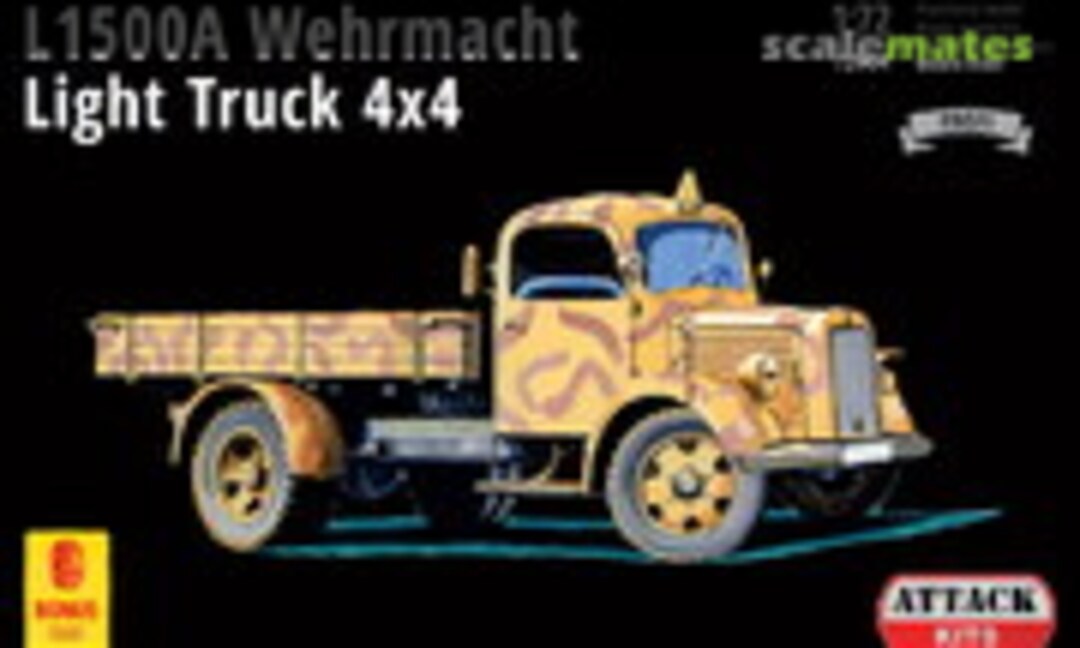 1:72 L1500A Wehrmacht Light Truck 4x4 (Attack Hobby Kits 72904)