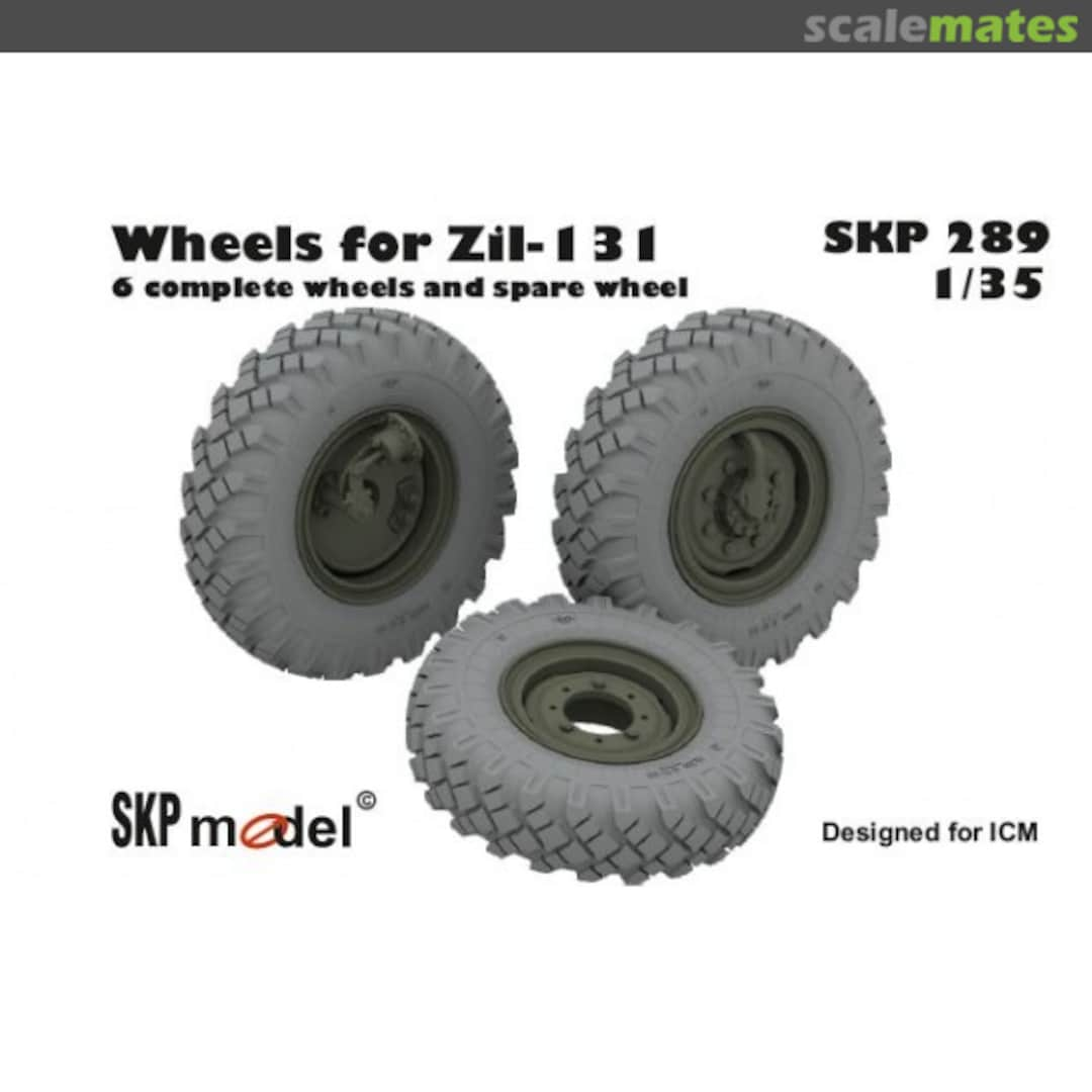 Boxart Wheels for ZIL-131 SKP 289 SKP model