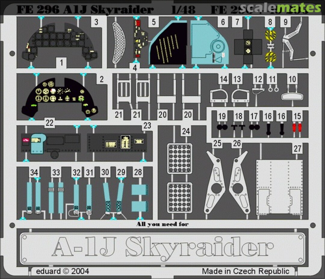 Boxart A-1J "Skyraider" FE296 Eduard