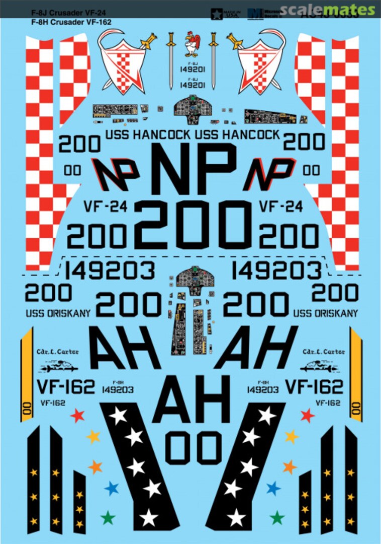 Boxart F-8J/H Crusader AC48-0053 Microscale