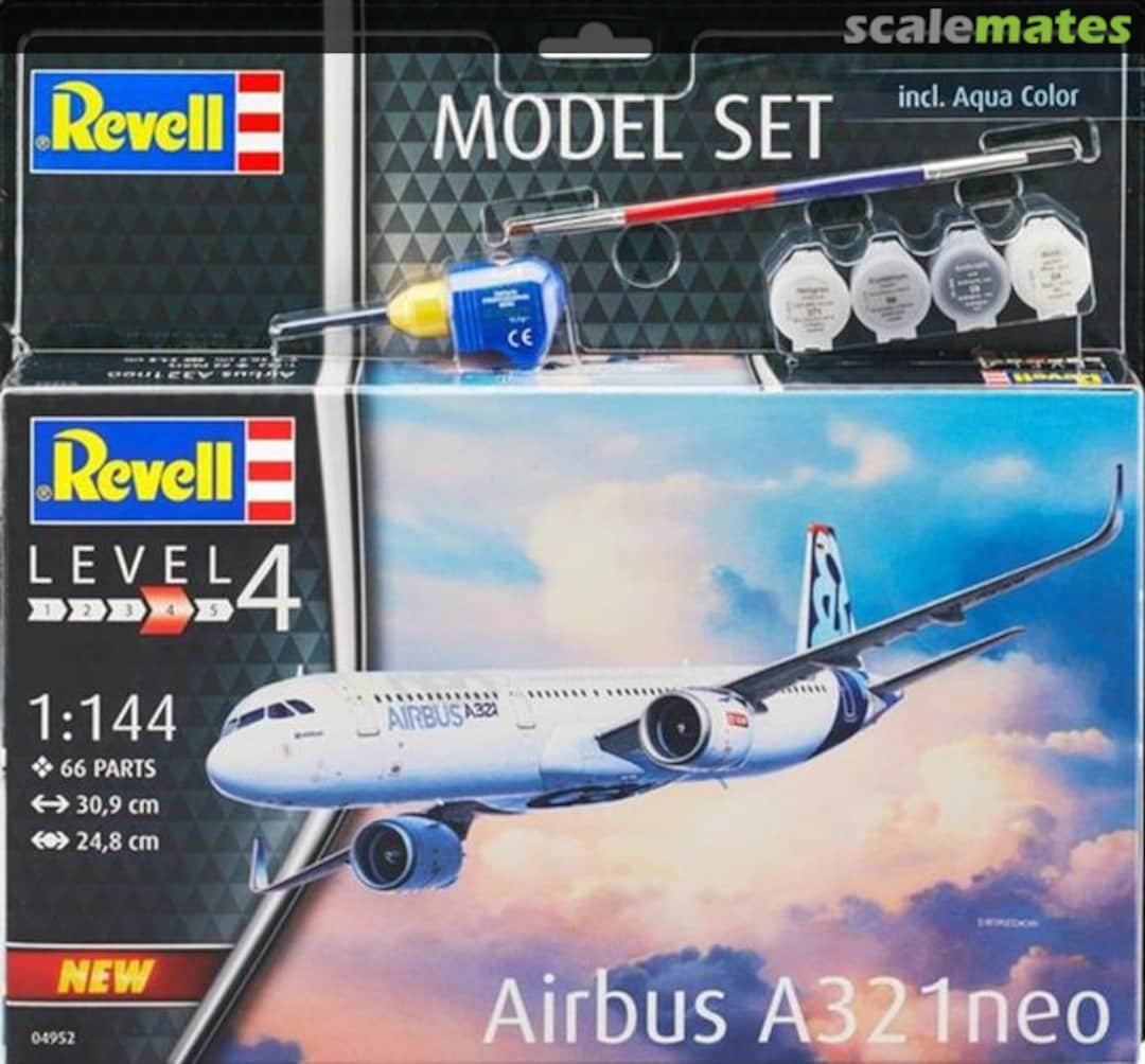 Boxart Airbus A321neo 64952 Revell