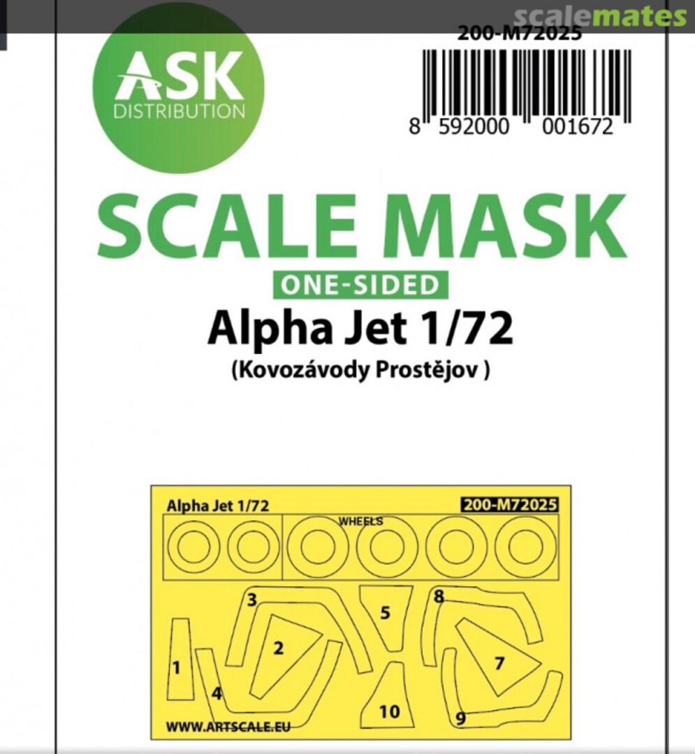 Boxart Alpha Jet M72025 ASK