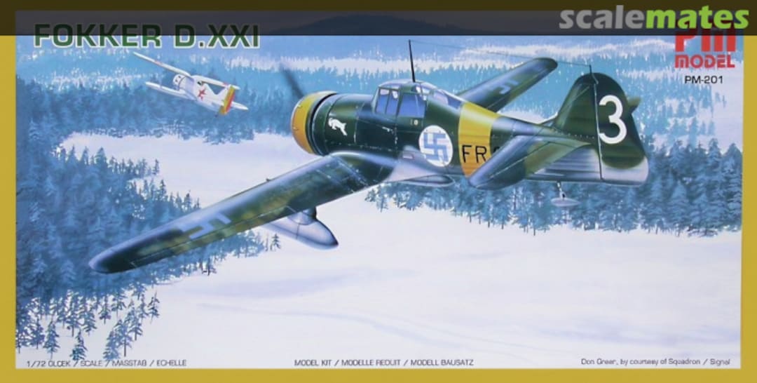 Boxart Fokker D.XXI PM-201 PM Model