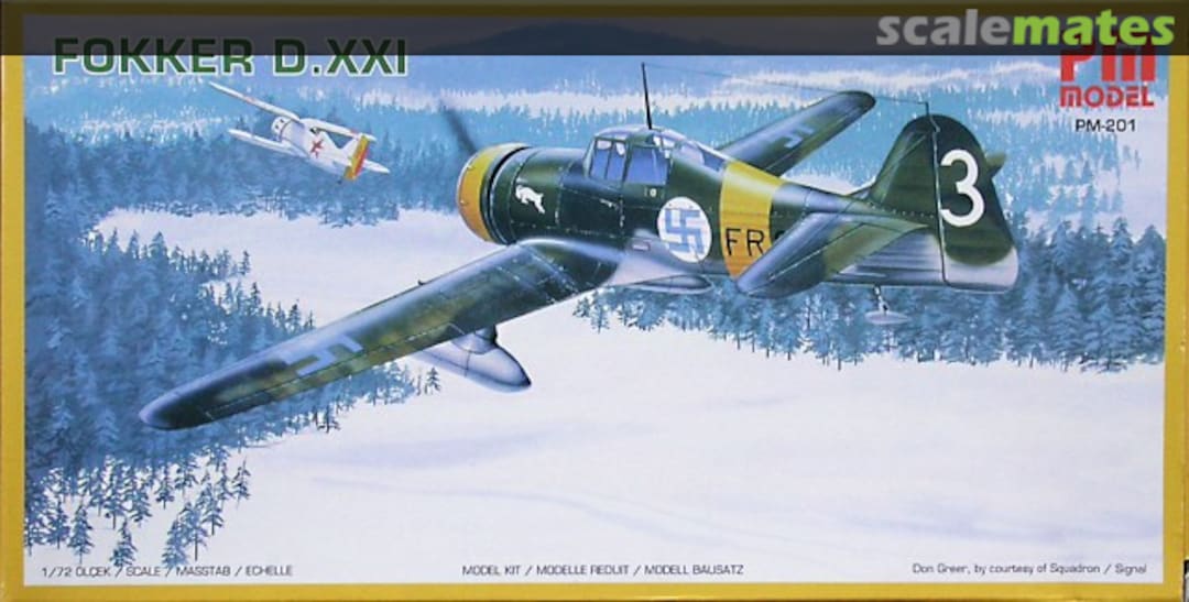 Boxart Fokker D.XXI PM-201 PM Model