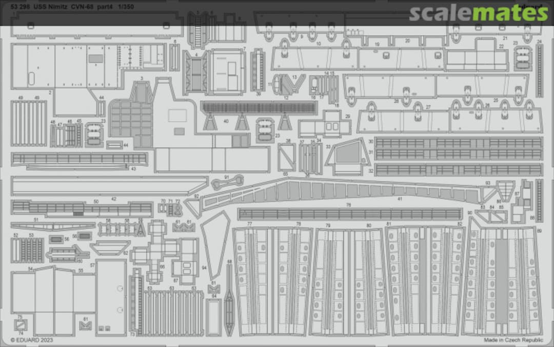 Boxart USS Nimitz CVN-68 Part 4 53298 Eduard