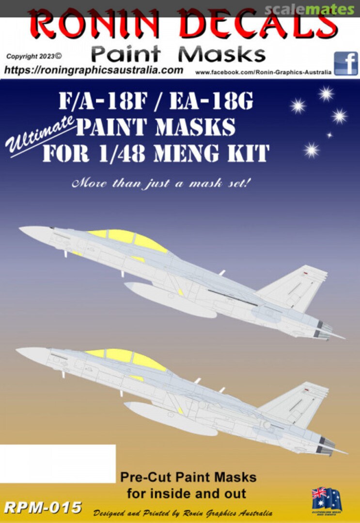 Boxart F/A-18E / EA-18G Ultimate Paint Masks RPM-015 Ronin Decals