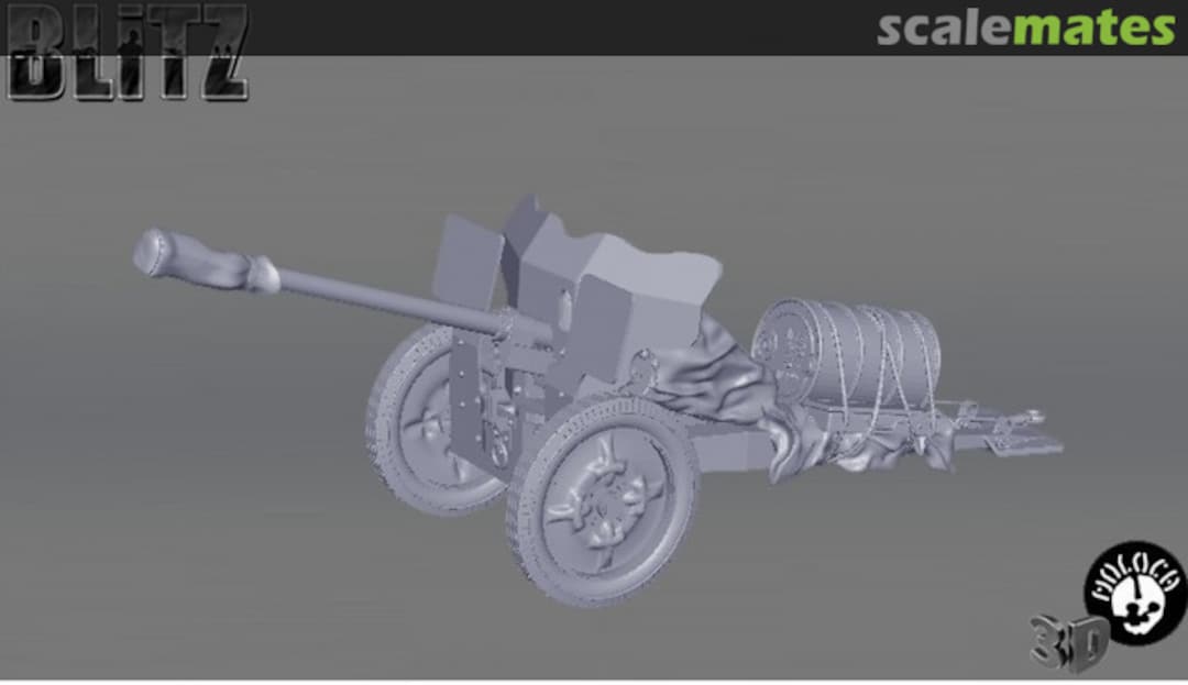 Boxart Cannon 25mm mle 34 anti-tank towed 35FS 2017 Blitz