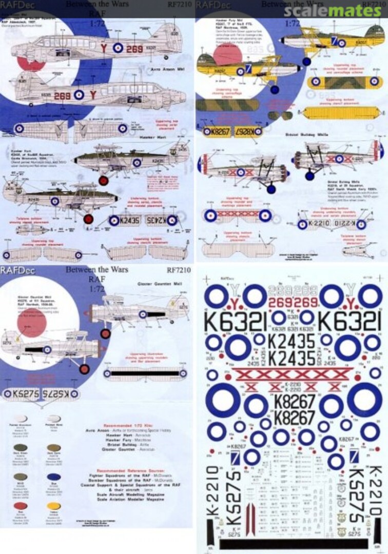 Boxart Between The Wars RAF RF7210 RAFDec