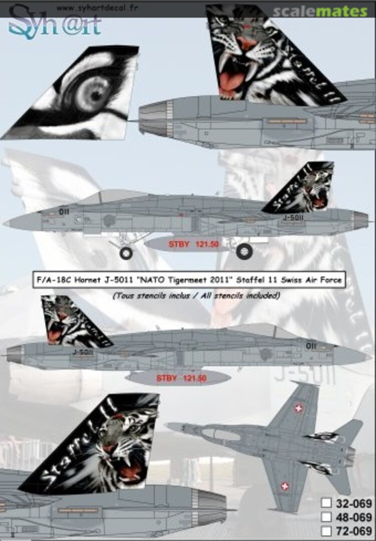 Boxart F/A-18C Hornet J-5011 48-069 Syhart