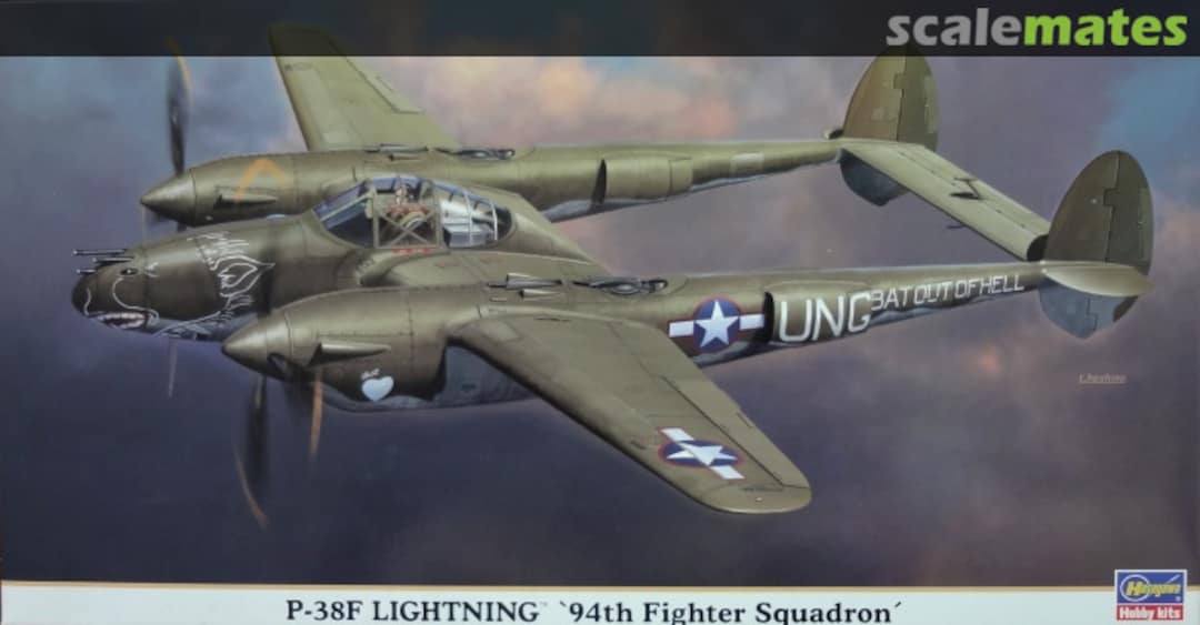 Boxart P-38F Lightning '94th Fighter Squadron' 09640 Hasegawa