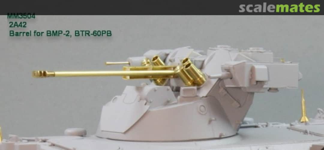 Boxart 2A42. Barrel for BMP-2, BTR-60PB MM3504 Magic Models